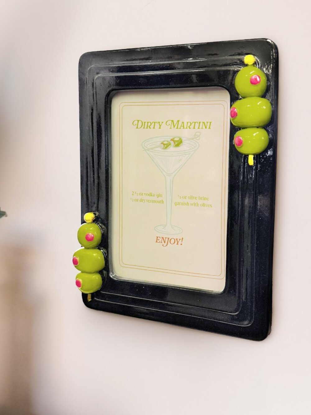5X7 Dirty Martini Resin Picture Frame